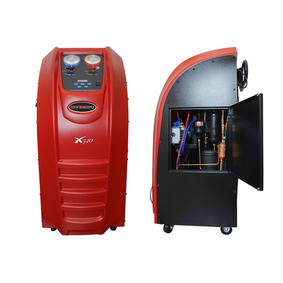 रेड हाउसिंग एसी रेफ्रिजरेंट रिकवरी मशीन ब्लैकलिट डिस्प्ले X520